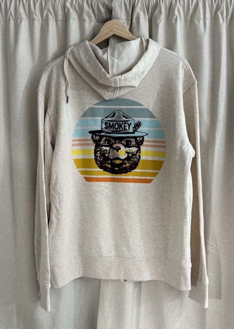 Smokey Bear Only You Graphic Zip-Up Hoodie